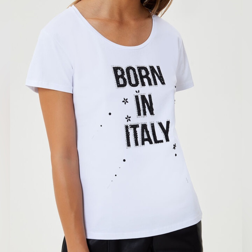 Milano Lui.jo T-shirt Top Women’s, Size Small, Short Sleeve new